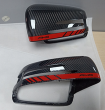 Load image into Gallery viewer, Carbon Fiber Mirror Covers for Mercedes-Benz A Class A176, B Class W246, C Class W204, E Class C207 | W212, S Class W221, GLK X204, GLA X156, CLA W117, CLS W218 (2014) Cyber