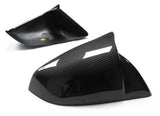 Tesla MODEL S Carbon Fiber Adhesive (Horn Style) (Matte) (Dry Carbon) Mirror Shell