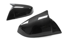 Load image into Gallery viewer, Tesla MODEL S Carbon Fiber Mirror Shell (Horn Style) (2021-2023) Cyber