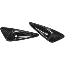 Load image into Gallery viewer, Tesla Model 3 Carbon Fiber Steering Wheel Left and Right Button Decals | Cyber