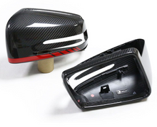 Load image into Gallery viewer, Carbon Fiber Mirror Covers for Mercedes-Benz A Class A176, B Class W246, C Class W204, E Class C207 | W212, S Class W221, GLK X204, GLA X156, CLA W117, CLS W218 (2014) Cyber