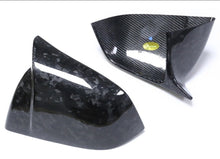 Load image into Gallery viewer, Tesla Carbon Fiber Adhesive MODEL Y (Horn Style) (Satin) Mirror Shell Cyber