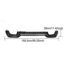 Load image into Gallery viewer, Carbon Fiber Rear Diffuser for BMW G20 Cyber