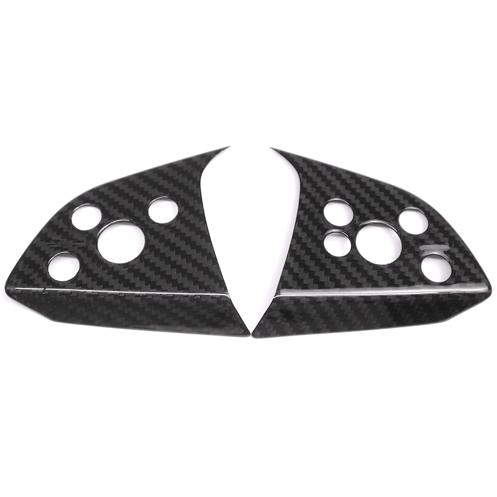 Tesla Model 3 Carbon Fiber Steering Wheel Left and Right Button Decals Cyber