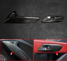 Load image into Gallery viewer, Carbon Fiber Door Open Button Frame for Chevrolet Corvette C7 Cyber