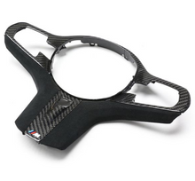 Load image into Gallery viewer, Carbon Fiber Steering Wheel Cover for BMW 5 Series, M5, M8, X3, X4, X3M, X4M Cyber