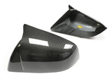 Tesla MODEL X Carbon Fiber Adhesive (Horn Style) (Dry Carbon) Mirror Shell
