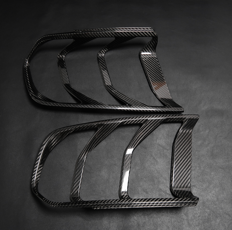 Carbon Fiber 2018-2020 Mustang Tail Light Covers for Ford Mustang Cyber