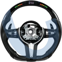 Load image into Gallery viewer, Carbon Fiber LED Steering Wheel for BMW 1 Series, 2 Series, 3 Series, 4 Series, X1, X2, X3, X4, X5, X6 (2015 Models)
