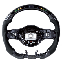 Load image into Gallery viewer, Carbon fiber steering wheel LED smart version for AMG C-Class (2018)