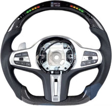 Load image into Gallery viewer, Carbon fiber steering wheel LED smart version for BMW F chassis 3 Series (2020 model year)