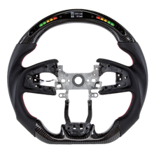 Load image into Gallery viewer, Carbon fiber steering wheel LED smart version for Honda Civic Type R (2016-2021)