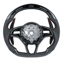 Load image into Gallery viewer, Carbon fiber steering wheel LED smart version for McLaren 570 (2015)