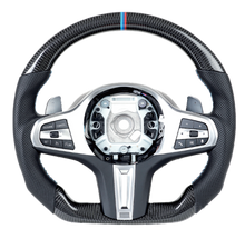 Load image into Gallery viewer, Carbon fiber steering wheel assembly for BMW F chassis 5 Series/G chassis 5 Series (2020)