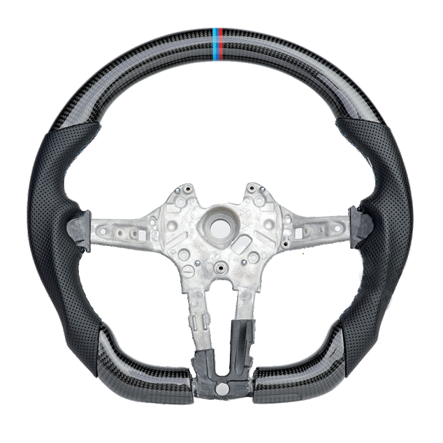 Carbon fiber steering wheel bare disc for BMW M5 F10/F90, M6 F06/F12/F13, M8 F91/F92/F93, 5 Series F10/F11/GT F07, 6 Series F06/F12/F13, 7 Series F01/F02/F03 (2015)