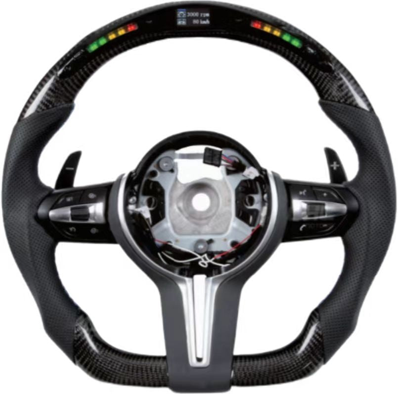 Carbon fiber steering wheel bare disc for BMW e90 3 Series/e91 3 Series/e92 3 Series e93/3 Series/E70/E71/E72/E72 E53/E89/E84/E92/E93/E81/E87/E82/E88 (2005 model year)