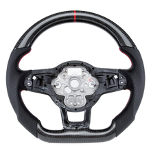 Load image into Gallery viewer, Carbon fiber steering wheel bare disc for Volkswagen Golf 7R (2015-2017), Volkswagen GTI (2015-2019)