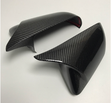 Load image into Gallery viewer, Carbon Fiber Horn-Style Side Mirror for Ford New Mustang Cyber