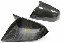 Load image into Gallery viewer, Carbon Fiber Model X Mirror Covers (Horn Style) for Tesla Cyber