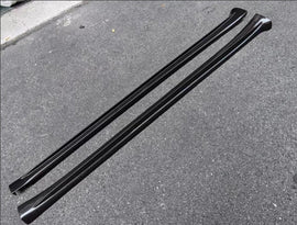 Tesla Model X Carbon Fiber Side Skirts (2023+) Cyber