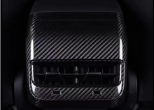 Load image into Gallery viewer, Tesla Model Y Carbon Fiber Rear Vent with USB Port Cyber