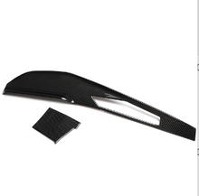 Load image into Gallery viewer, Carbon Fiber Center Console Display Rear Trim - Split Screen Style for Ford New Mustang Cyber