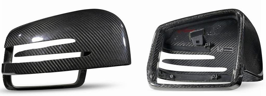 Carbon Fiber Mirror Shells for Benz W206 W223 W214 V295 V297(2022-) Cyber