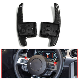 Carbon Fiber 2015-2020 Mustang Paddles/Carbon Fiber Replacement for Ford Mustang Cyber