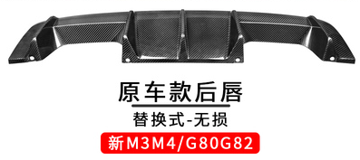 Carbon Fiber Rear Diffusers for BMW G80 G82 Cyber
