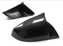 Load image into Gallery viewer, Horn Style Carbon Fiber Mirror Shell for Tesla MODEL S （2021） Cyber