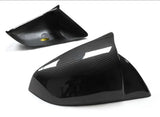 Horn Style Carbon Fiber Mirror Shell for Tesla MODEL S （2021）
